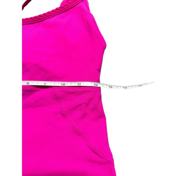 Lululemon Cross My Heart Tank in Paris Pink Size 4 Built in Bra - Picture 7 of 7